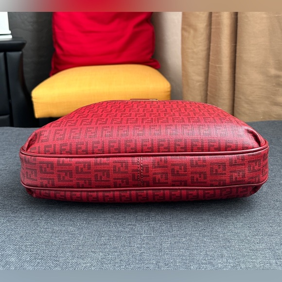 RFID Blocking FENDI Zucchino Crossbody Bag - Picture 7 of 16